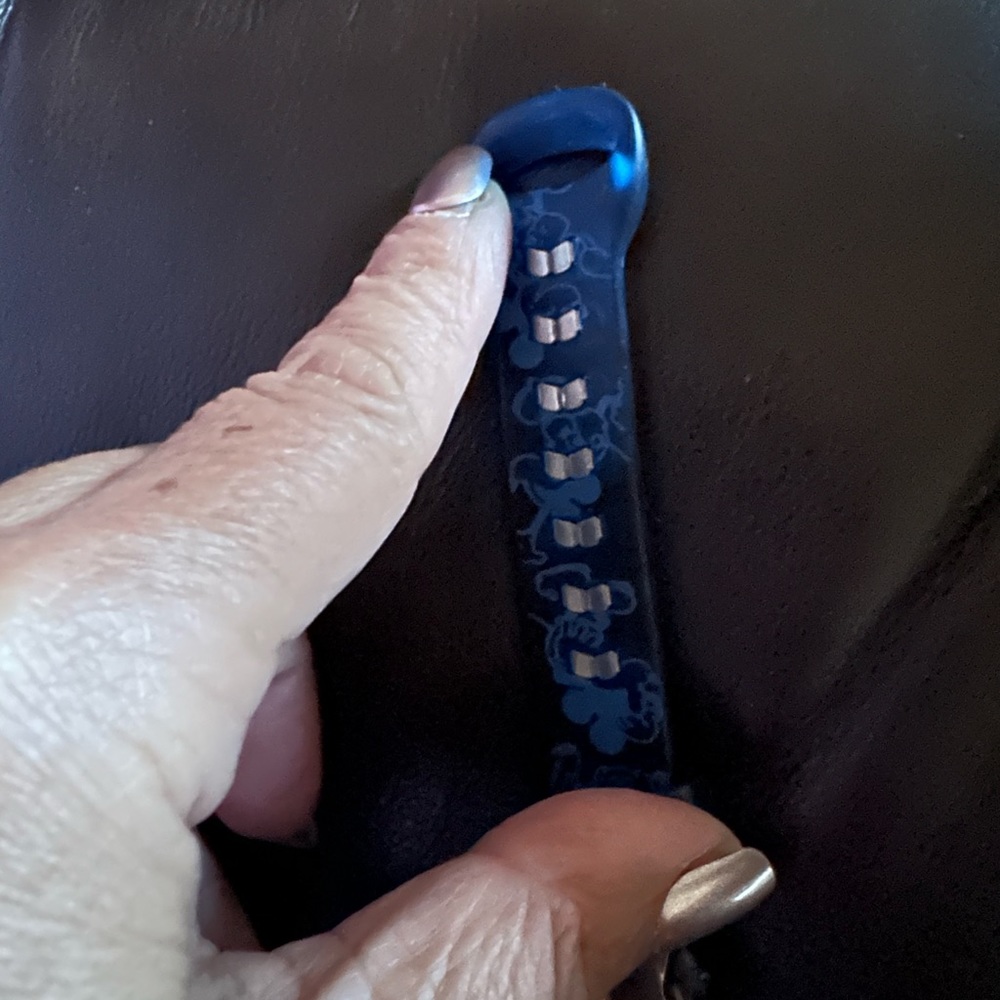 Disney Mickey Mouse blue watch by Snap, 8 3/4” adjustable band, Never worn. - Picture 3 of 6